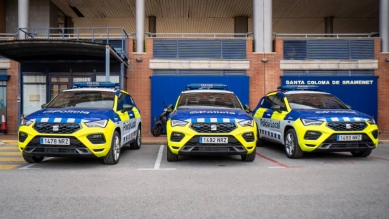 La Policia Local de Santa Coloma incorpora tres nous vehicles Seat Ateca per ampliar i modernitzar la seva flota