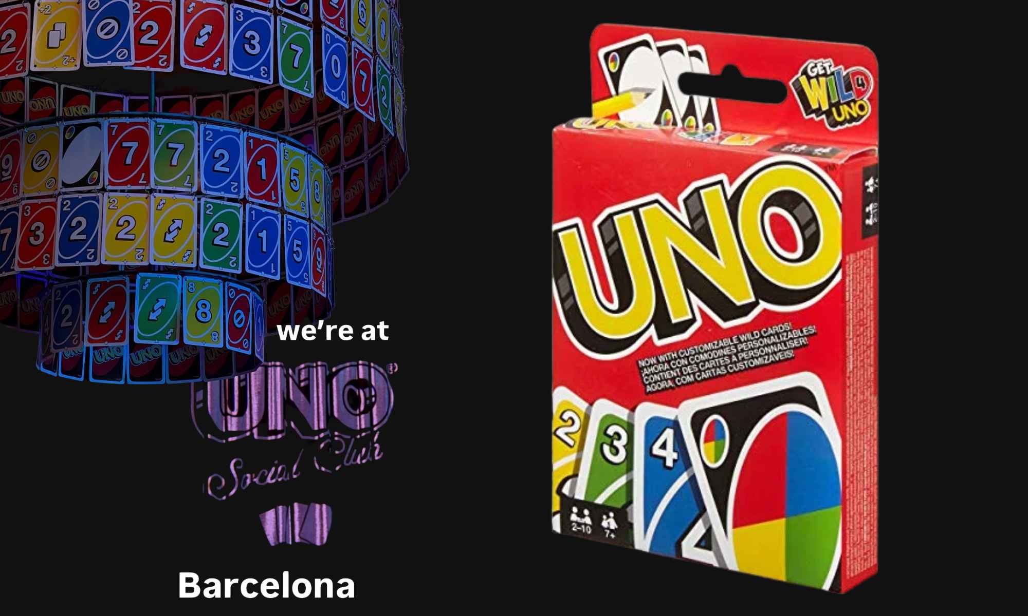 El joc de cartes UNO celebra a Barcelona una nit única amb Barcelona amb moltes sorpreses i exquisits còctels