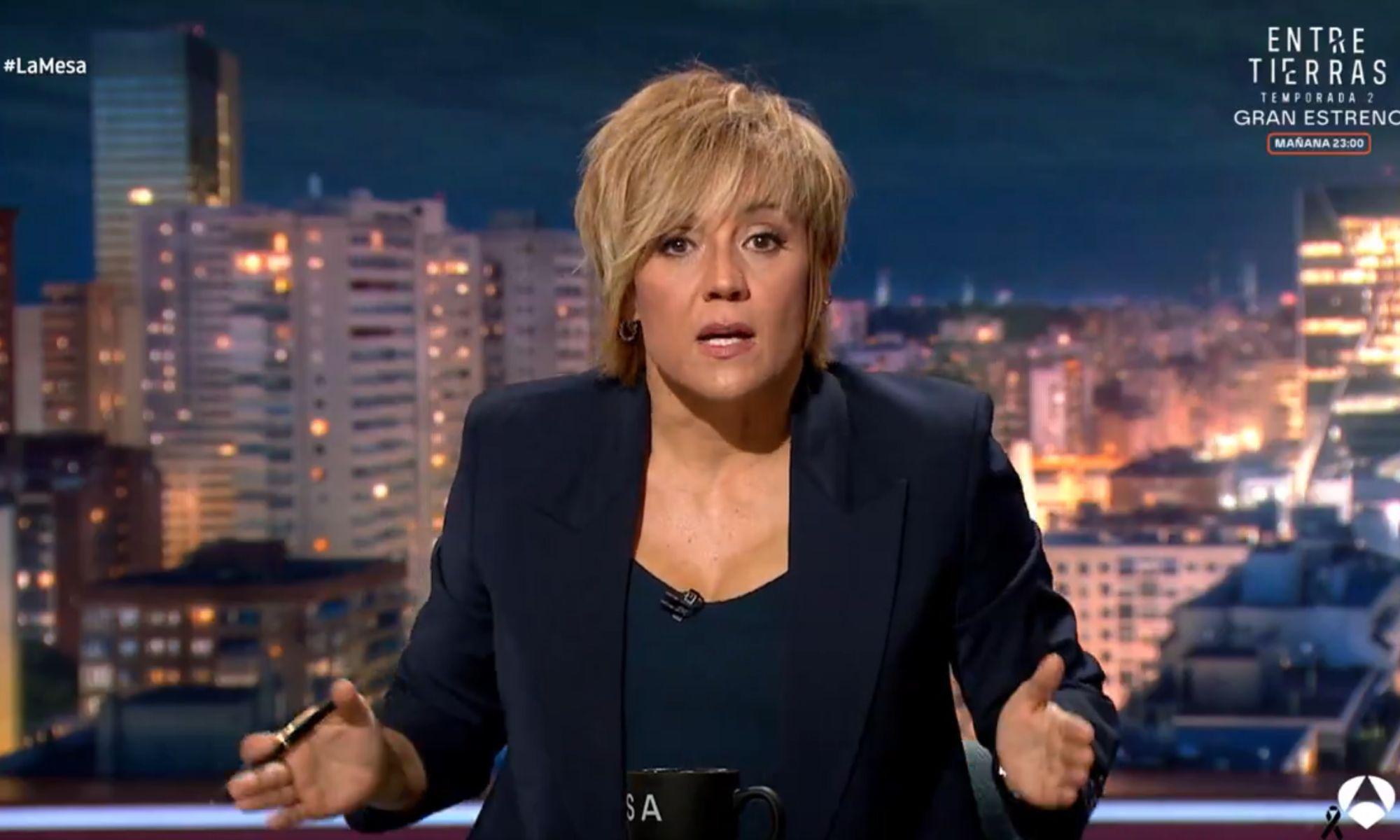 Cristina Pardo a 'La Mesa'. (ATRESMEDIA)